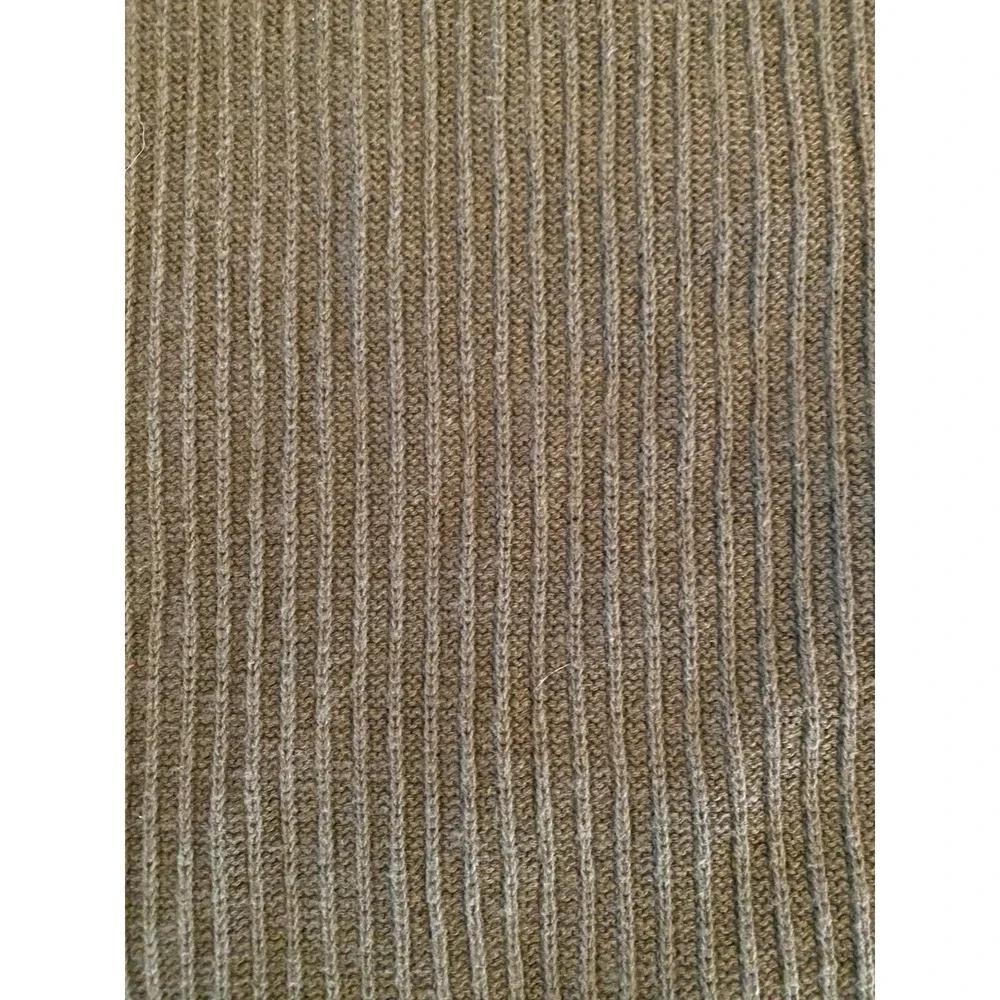 Banana Republic Sweater Polo Mens S Olive Green Ribbed Button Front Shirt